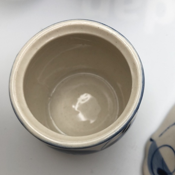 Matryoshka Salt Pepper Condiment Dish Tray Russian Traditional Blue White. VTG - Picture 6 of 9